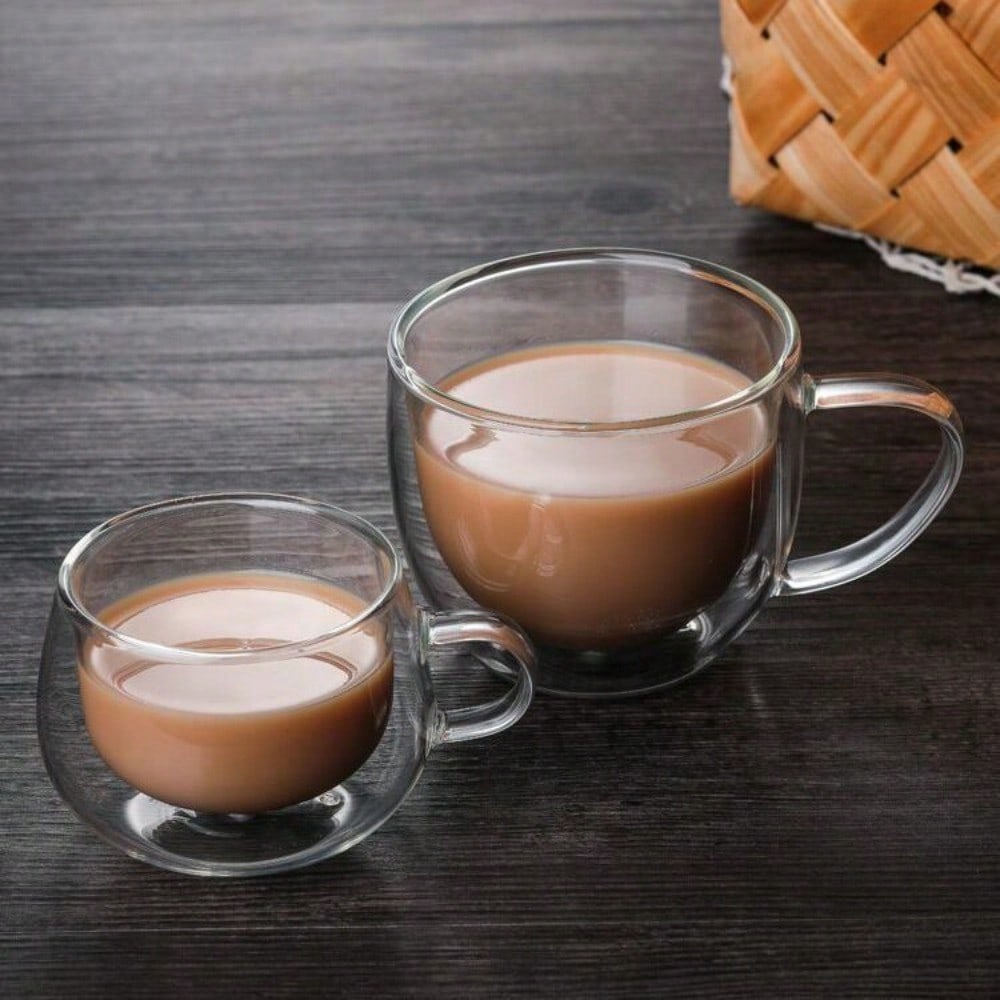 1PC Double Walled Glass Cups H - đánh giá và giá Espresso Shot Glass
