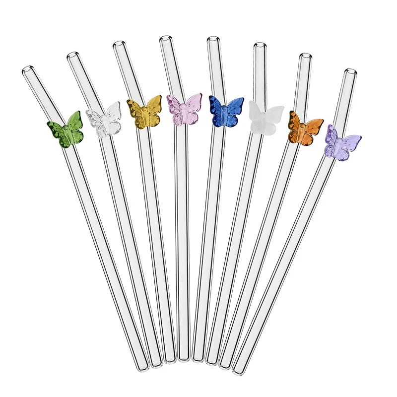 4Pcs Reusable Bow Glass Straws - đánh giá và giá Espresso Shot Glass