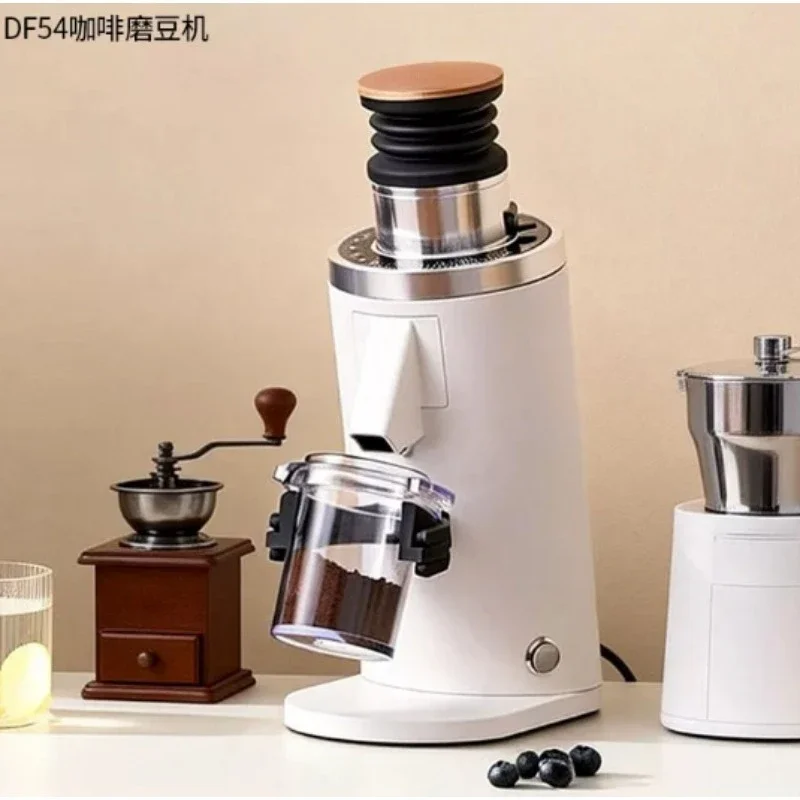 DF54 Electric Coffee Bean Grin - đánh giá và giá Coffee Grinder Burr Flat