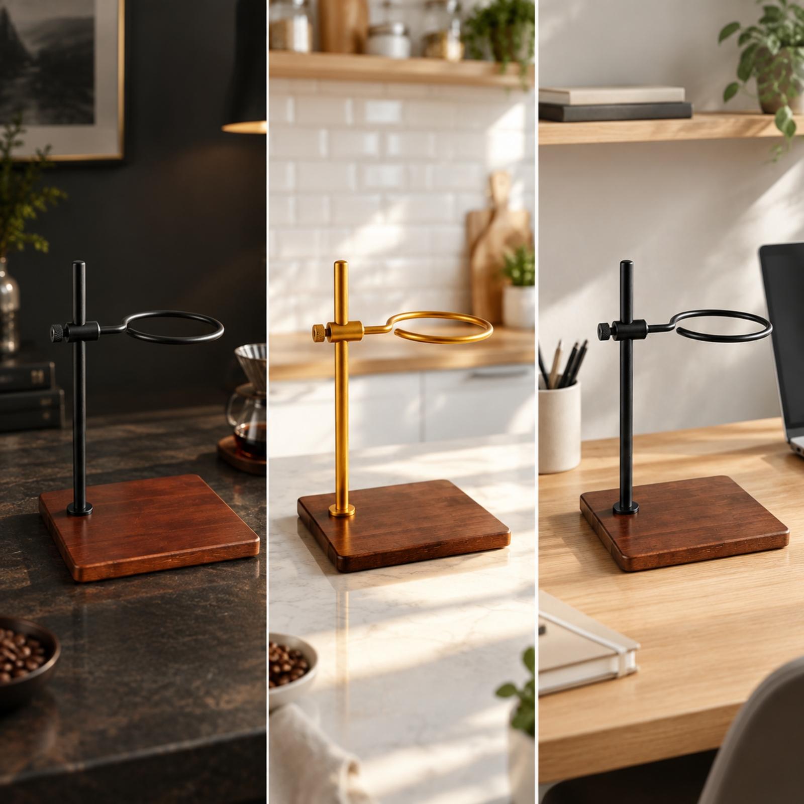 Adjustable Wooden Coffee Drip  - đánh giá và giá Coffee Equipment Pour Over
