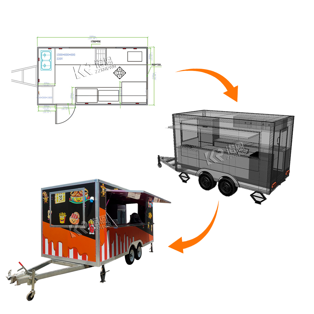 Custom Size Grill Equipment Mo - đánh giá và giá Coffee Van Equipment